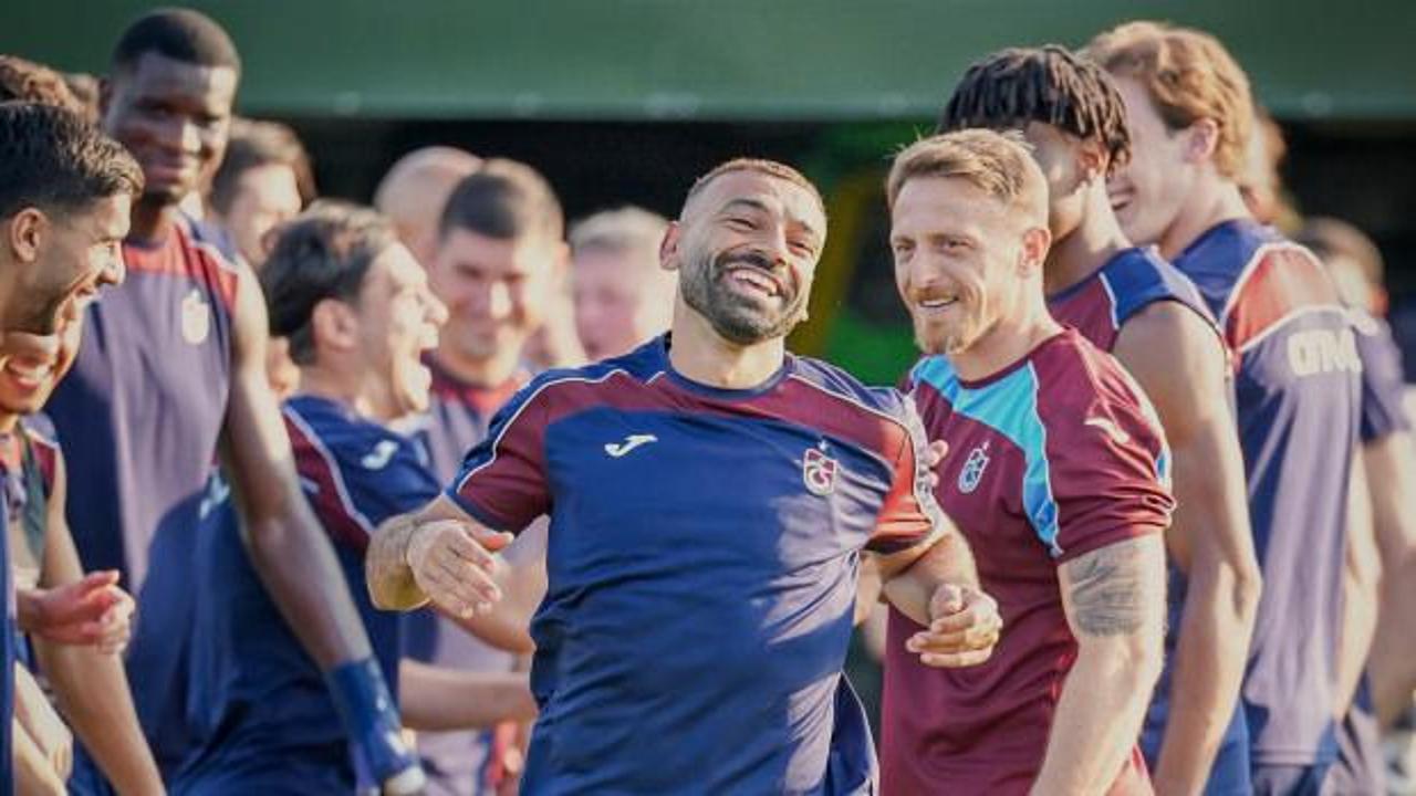 Yıldız transfer Mohamed Salah, Trabzonspor'da ilk antrenmanına çıktı