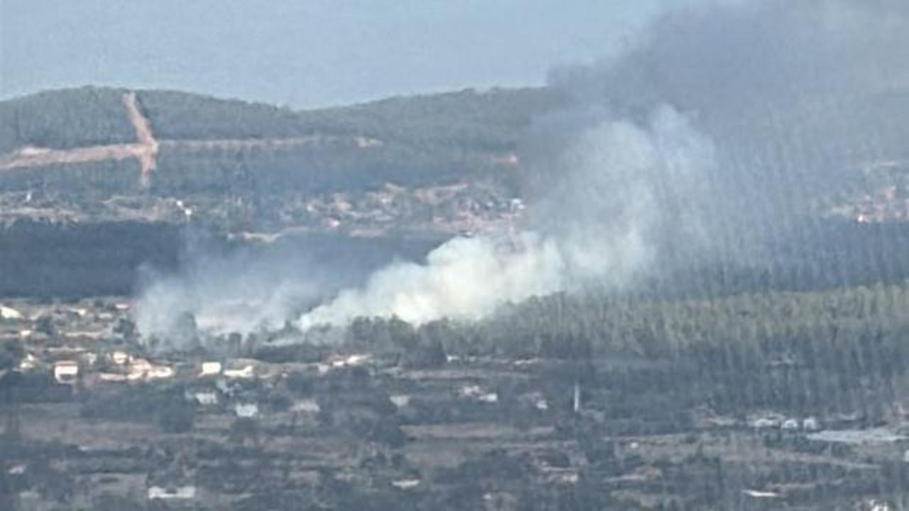 Muğla'da tarım arazisinde çıkan yangın ormanlık alana sıçradı
