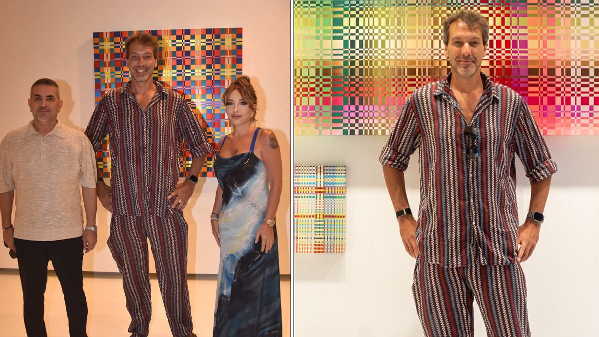Moda devinin mirasçısı Bodrum'daki sergide göz kamaştırdı