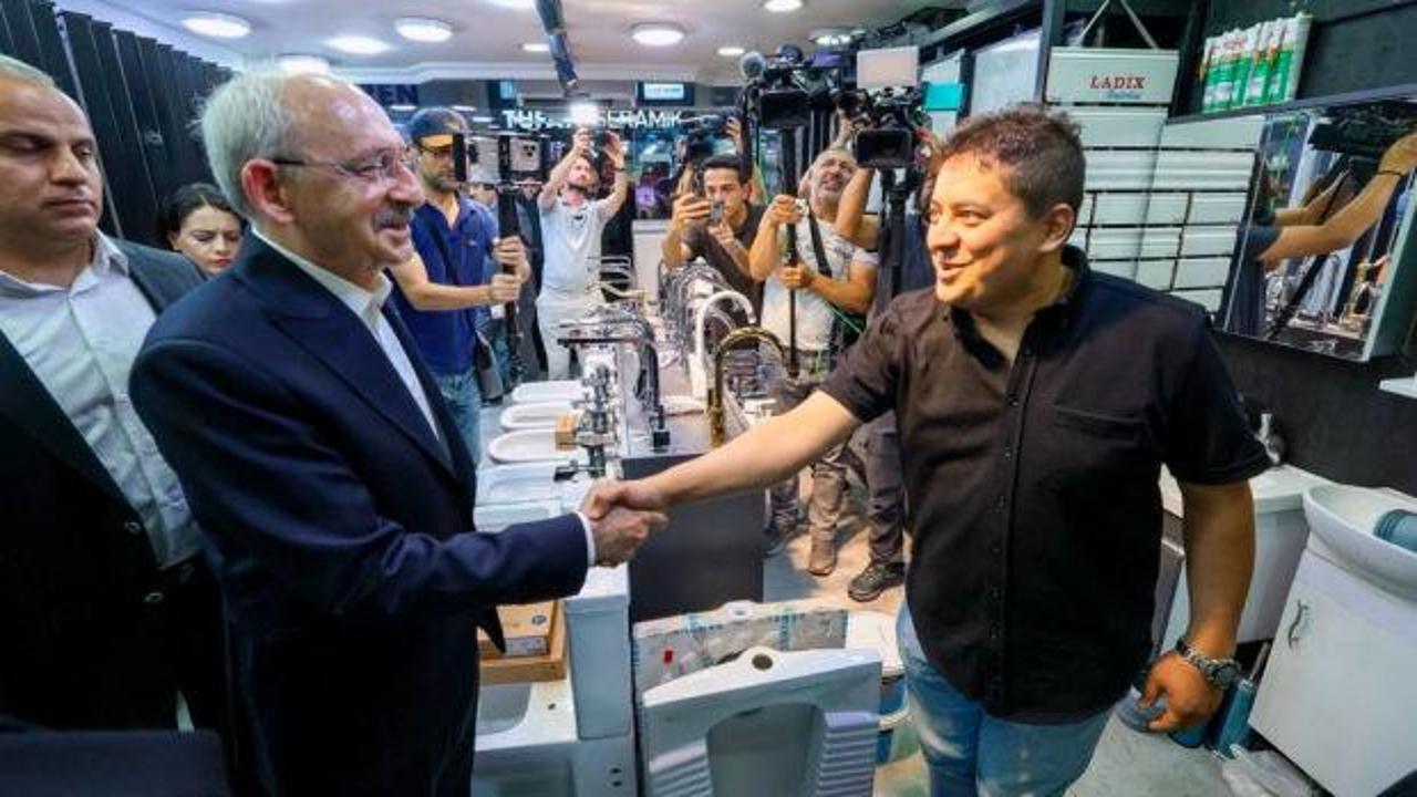 Kılıçdaroğlu, Özel'in vedası sırasında esnafla bir araya geldi: 'Ticarette ilk tanıştığımız kişiler esnaftır'