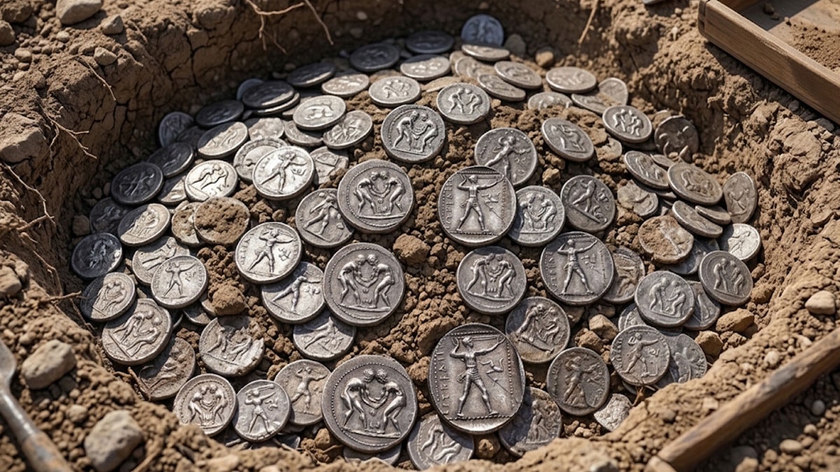 Türkiye'de Tarihi Gümüş Hazinesi Ortaya Çıkarıldı