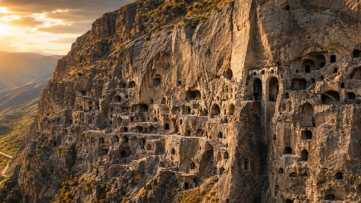 Devasa mühendislik projesi: Dağın içine şehir inşa ettiler