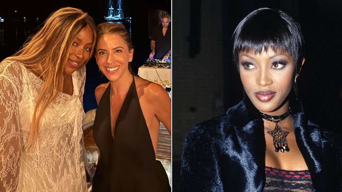 Efsane model Naomi Campbell, Bodrum Bozburun'da DJ kabininde sürpriz yaptı