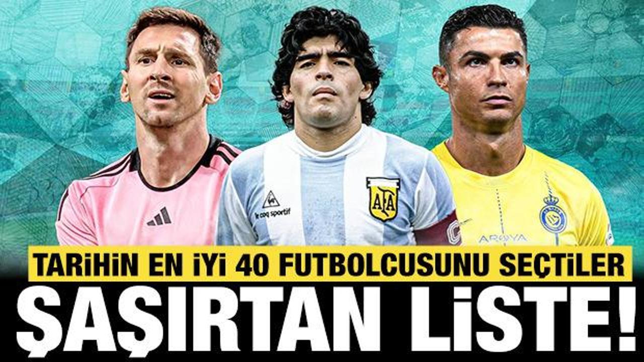 Dünya futbol tarihinin en iyileri listesi açıklandı: Zirvedeki isim şaşırttı!
