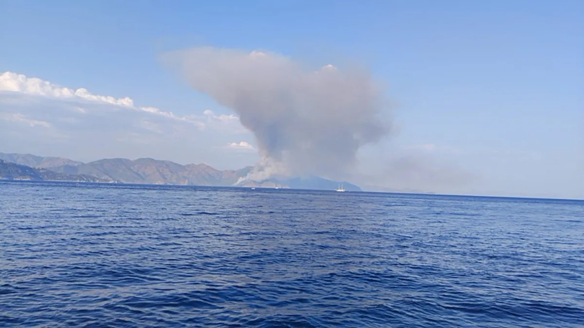 Marmaris'te ormanlık alanda alevler yükseldi: Ekipler seferber oldu