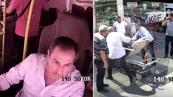 Kayseri'de kalp krizi geçiren yolcu, duyarlı şoförün sayesinde hastaneye yetişti