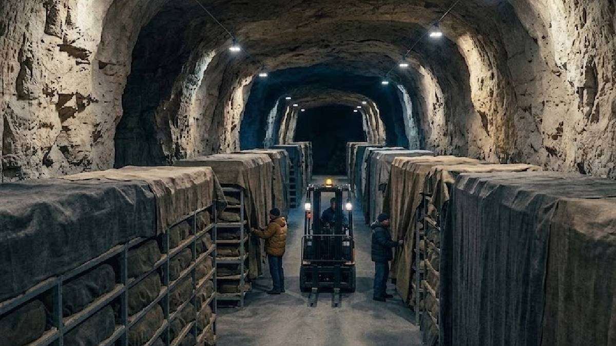 Üreticiler binlerce ton ürünü yer altında depoluyor