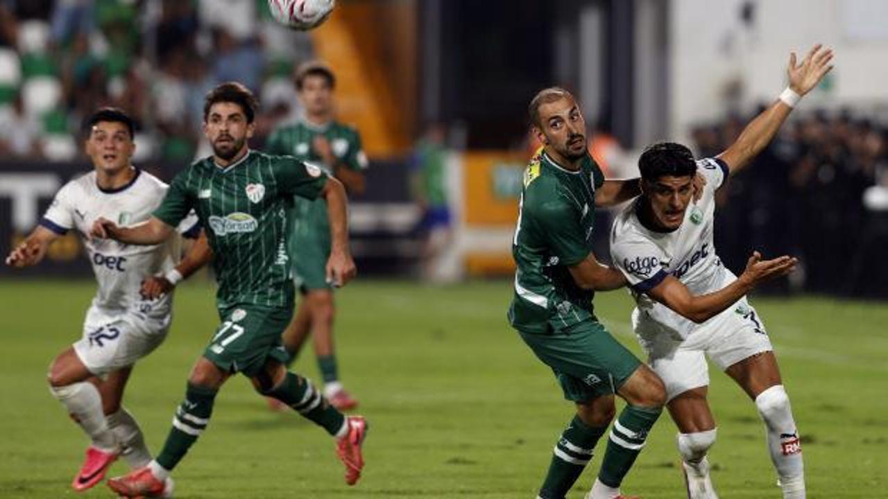 Bursaspor, 1. Lig'e deplasmanda 3 puanla başladı