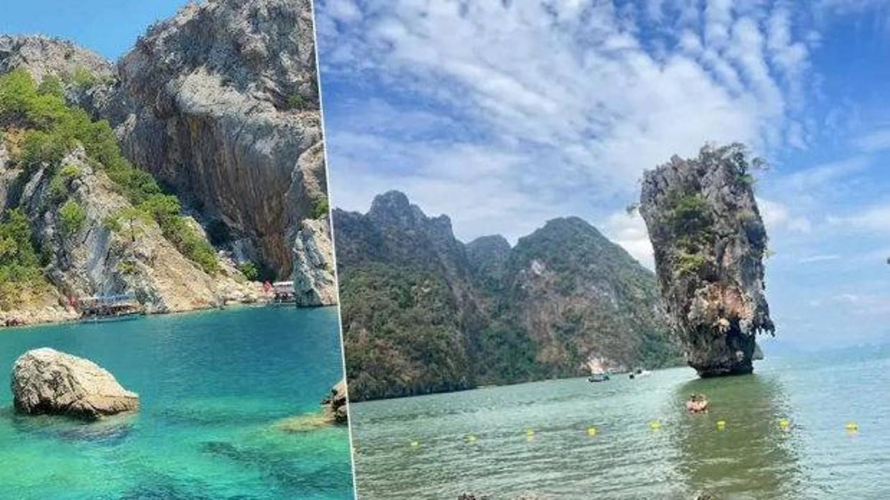Antalya'nın gizli cenneti: James Bond Adası'nı aratmayan koy, sadece denizden ulaşılabiliyor