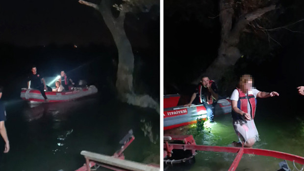 Manavgat Irmağı'ndaki adacıkta mahsur kaldı, kendisini kurtaran ekiplerden özür diledi