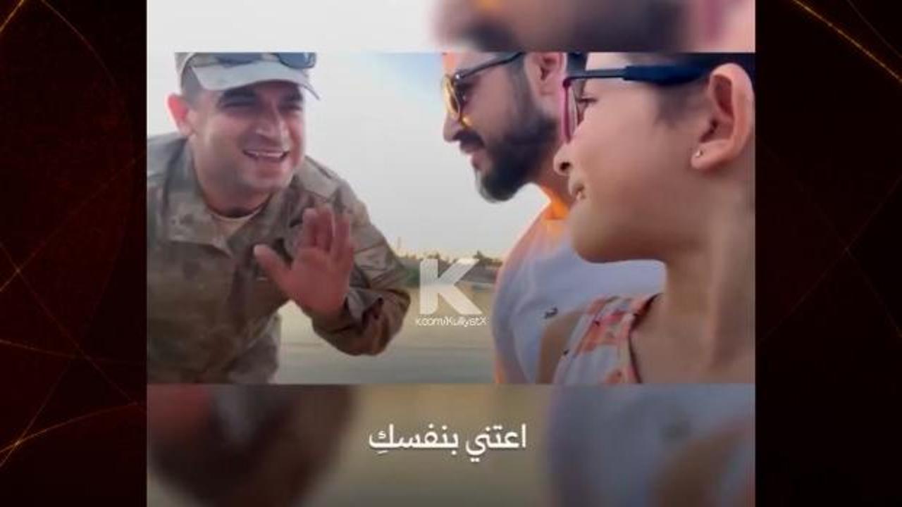 Deyrizor’da duygusal anlar: Suriyeli minikten Türk askerine İstiklal Marşı sürprizi