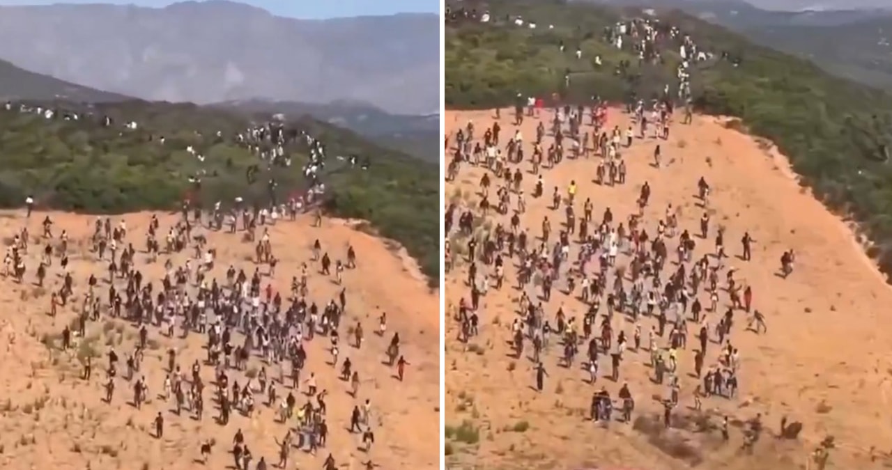 İspanya sınırına doğru yeni göç dalgası: Binlerce kişi yaya olarak yola çıktı, ikinci dalga sınır hattında engellendi
