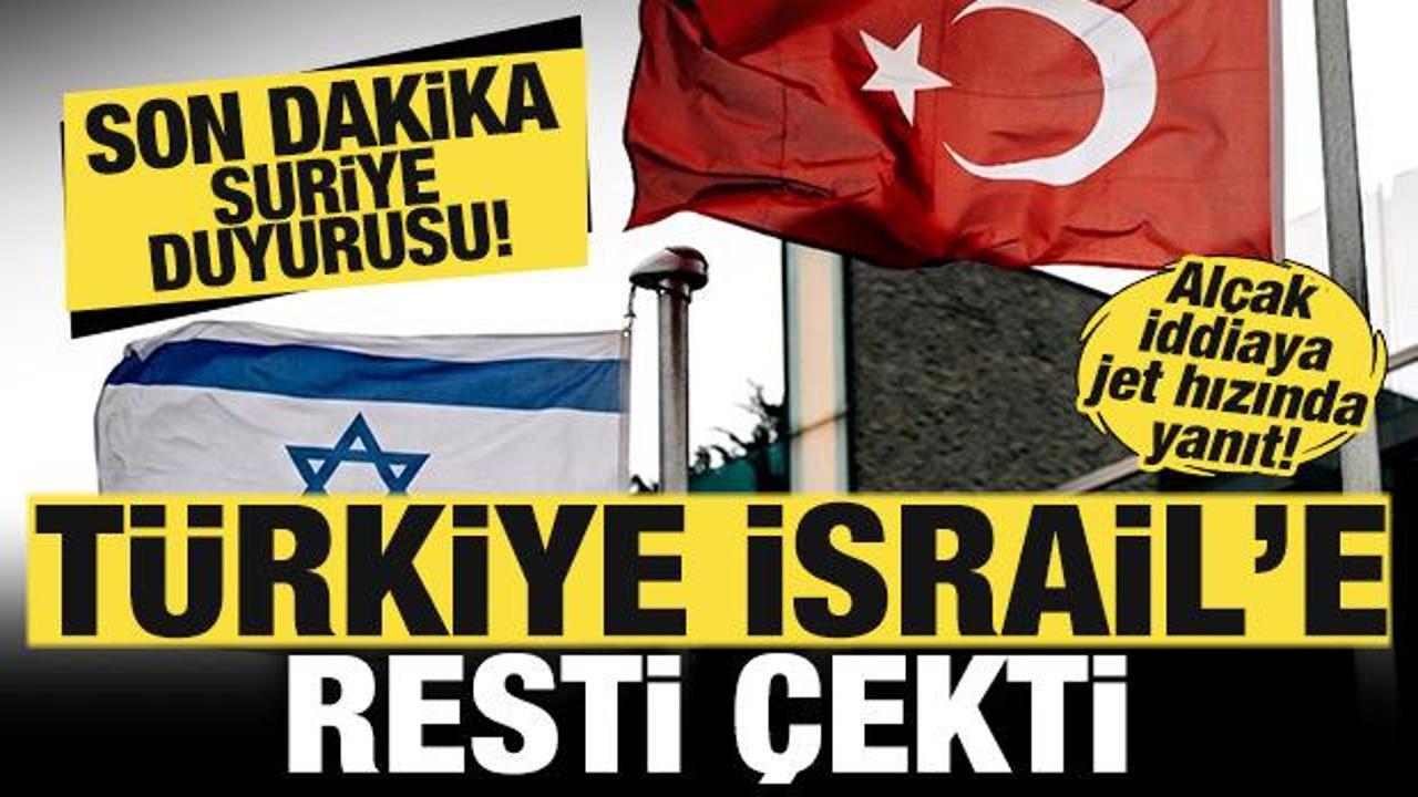 Türkiye'den İsrail'e Sert Yanıt: 'Yayılmacı Politikalarınıza Alet Olmayacağız'