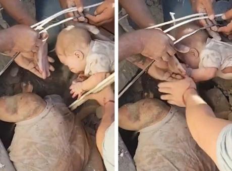 Kolombiya'da depremin ardından mucize kurtuluş: Bebek 2 gün sonra enkazdan sağ çıkarıldı
