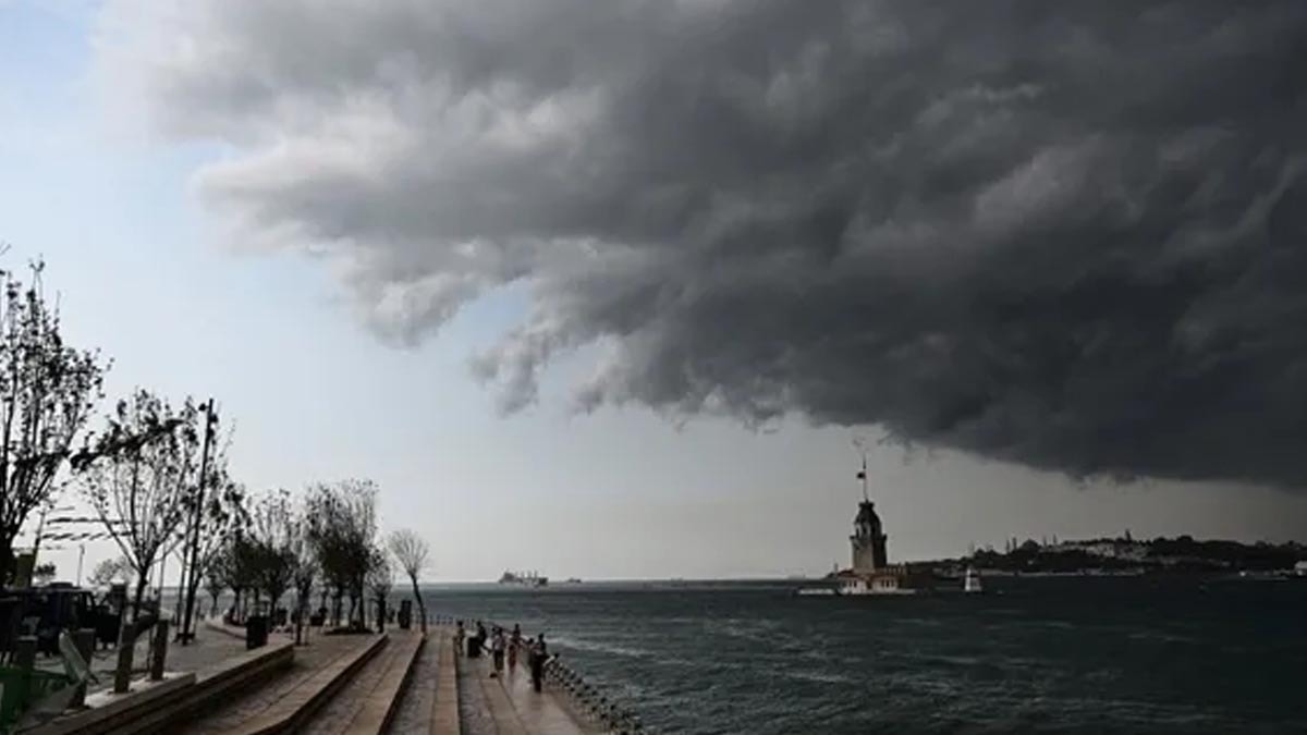 İstanbul'u fırtına vurdu: Çatılar uçtu, ağaçlar devrildi