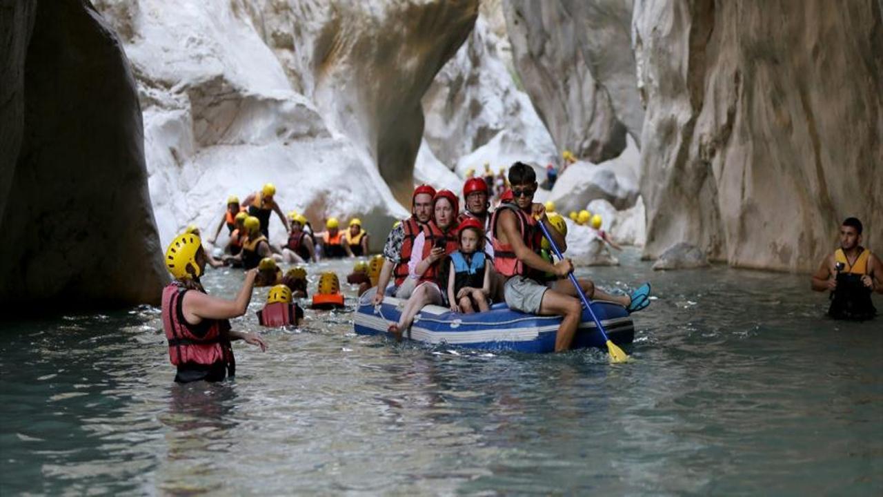 Antalya'da kavurucu sıcaklardan kaçış noktası: Göynük Kanyonu