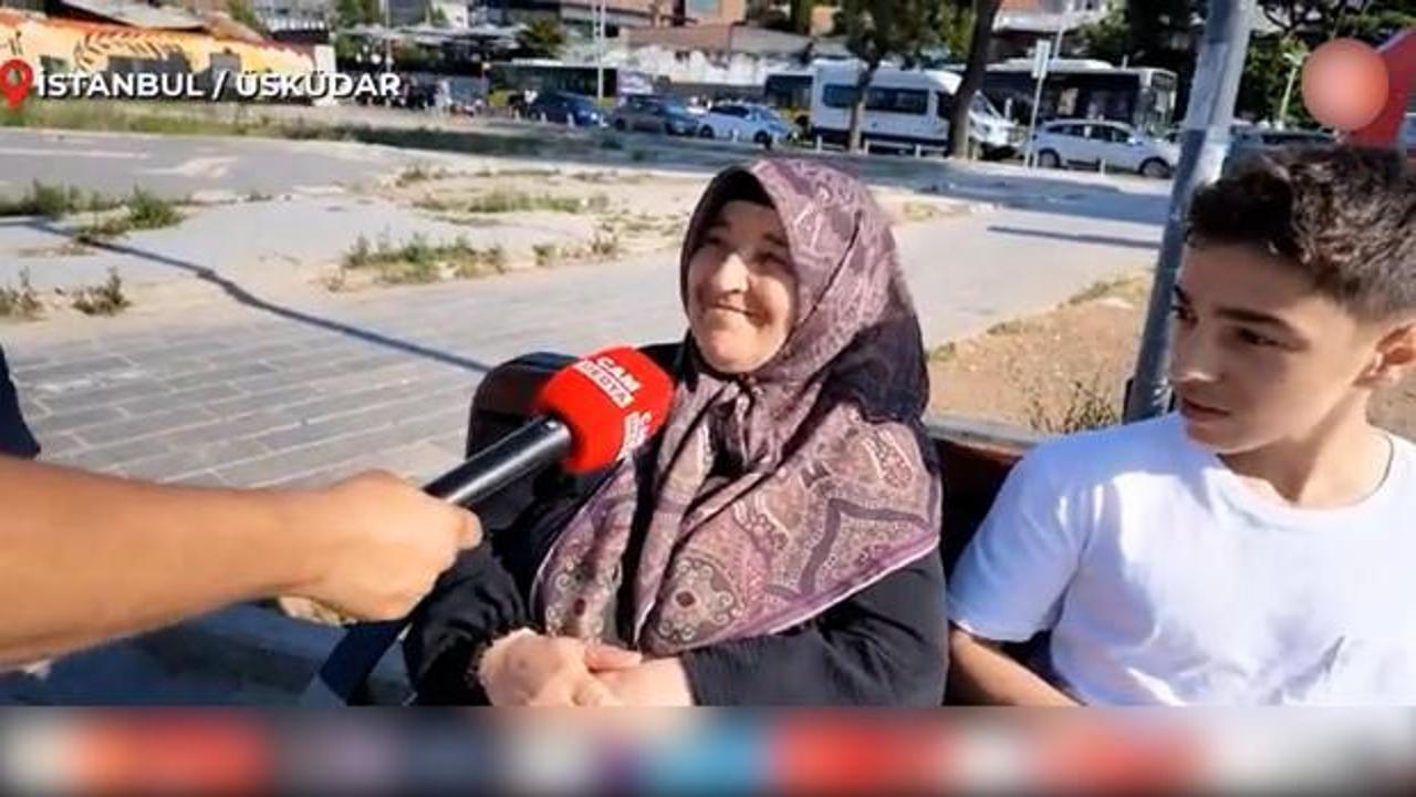 Üsküdar'da provokatör sokak röportajcısına vatandaştan unutulmaz cevap