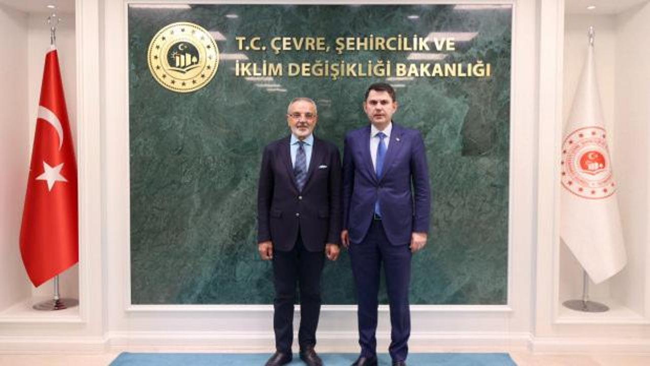 Bakan Kurum, DEM Partili Sakık'ı Bakanlıkta ağırladı: Ağrı'nın talepleri görüşüldü