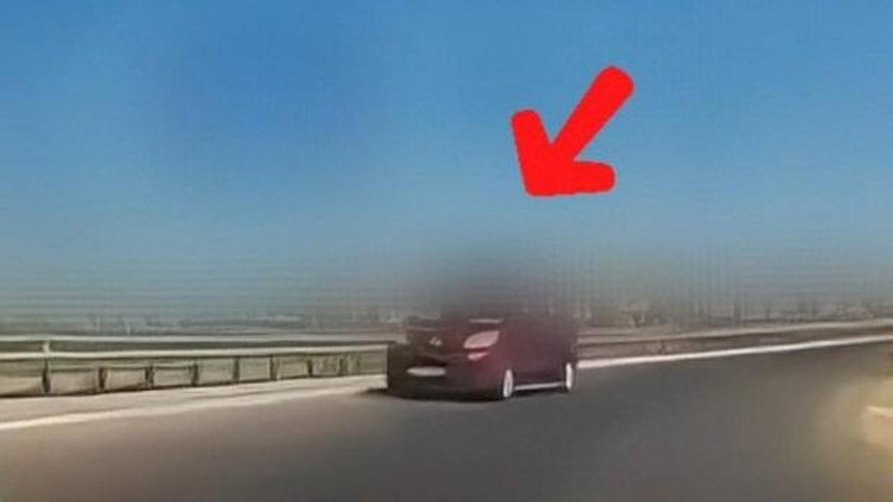 Mersin'de otoyolda ters yönde ilerleyen sürücüye 90 bin TL ceza