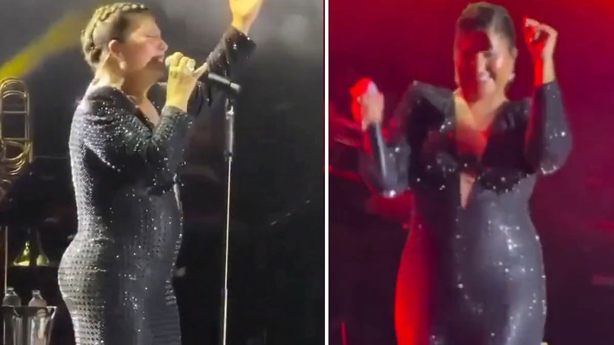 Sibel Can'ın sahne kıyafeti sosyal medyayı salladı