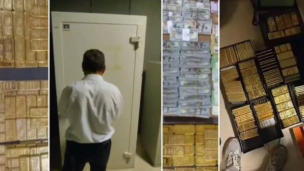 Suç örgütü soruşturmasında şok edici keşif: Tek adreste 200 kilo altın bulundu