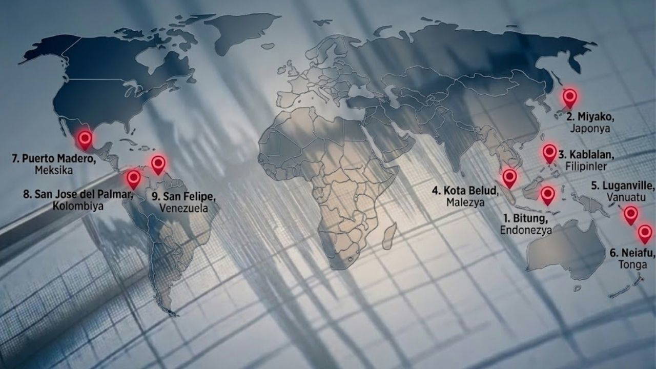 2026'nın Sarsıntı Haritası: Dünyayı Ayağa Kaldıran 7 ve Üzeri Depremler
