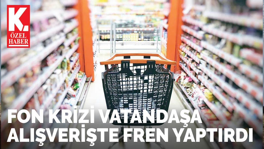 Fon krizi vatandaşa alışverişte fren yaptırdı