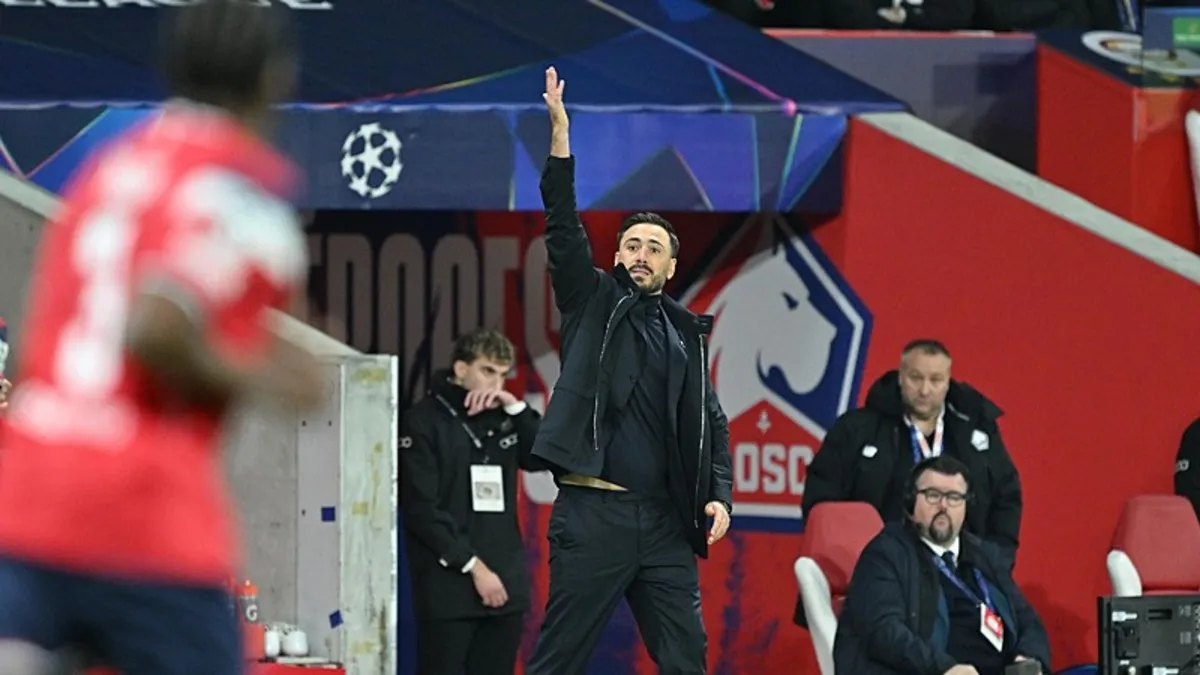 Lille Teknik Direktörü Davide Ancelotti'den mağlubiyet sözleri!