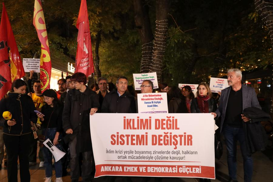 Ankara Emek ve Demokrasi Güçleri: COP31 talan zirvesidir