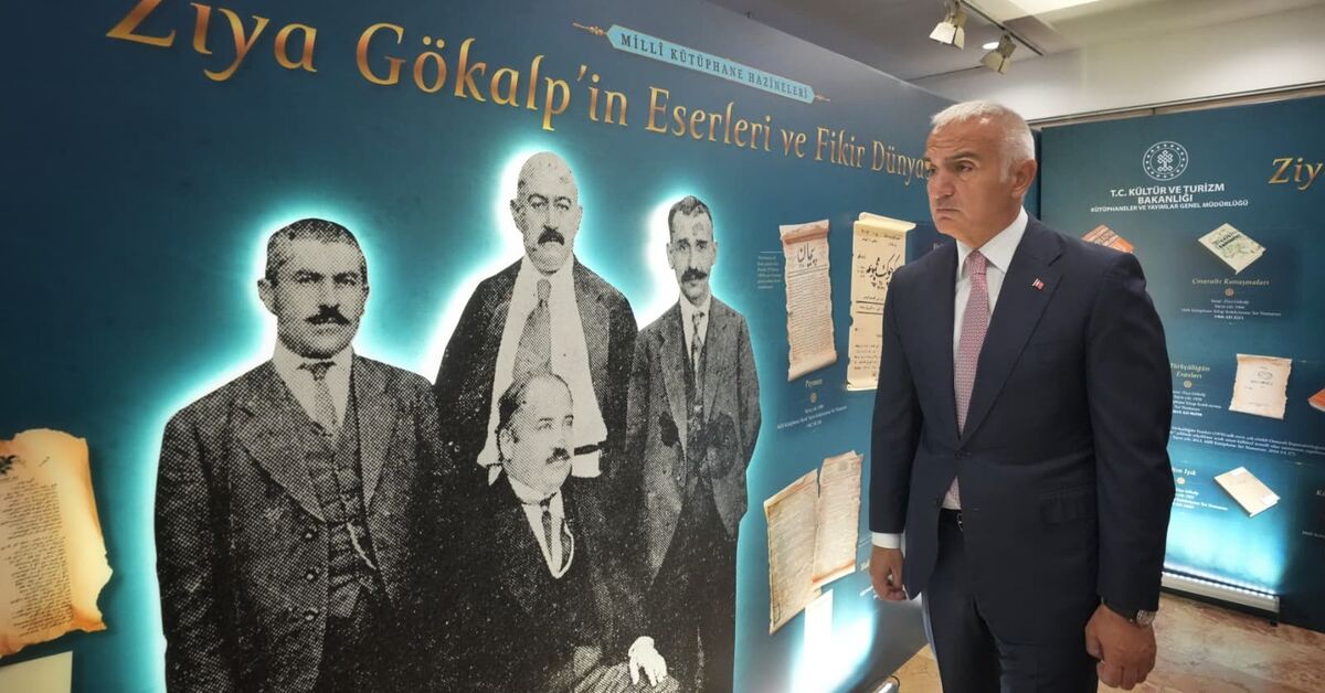Ziya Gökalp’in fikrî mirası Millî Kütüphane'nde