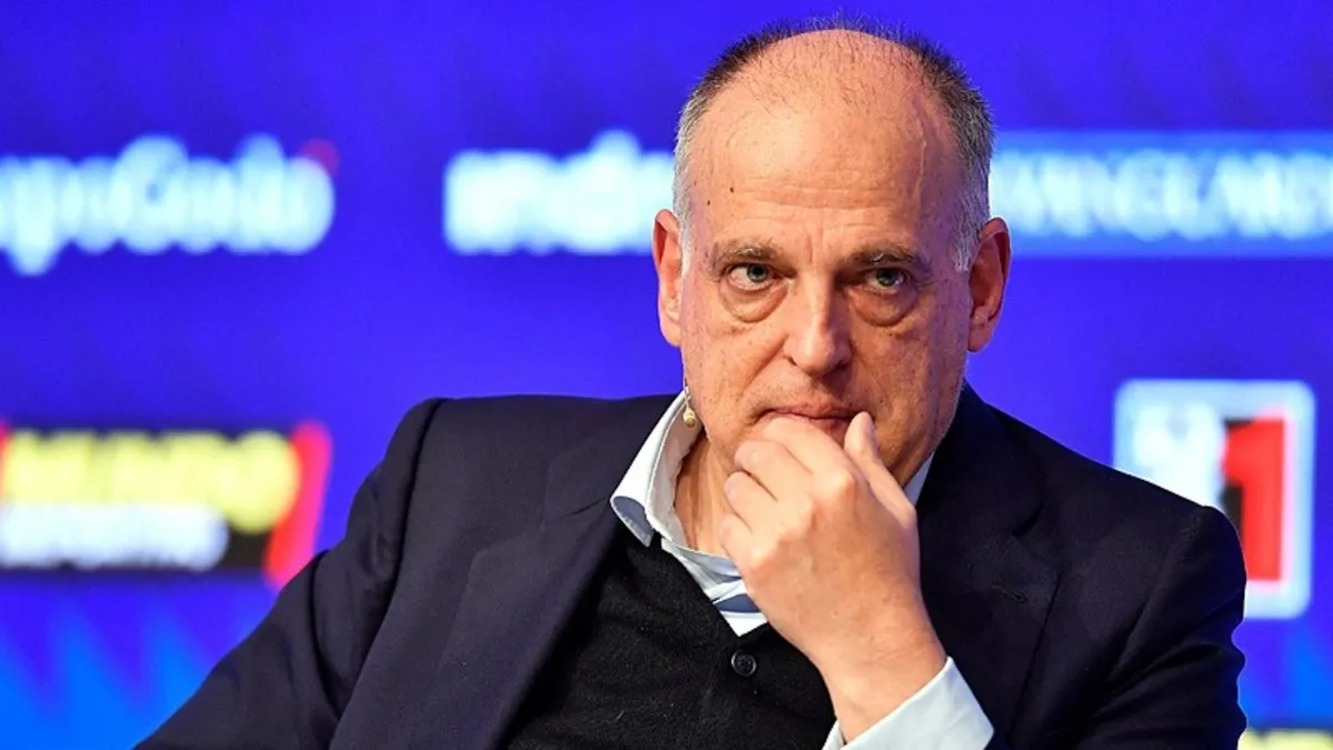 LaLiga Başkanı Tebas, Mbappe'nin "diktatör" açıklamasından dolayı Çin'den özür diledi