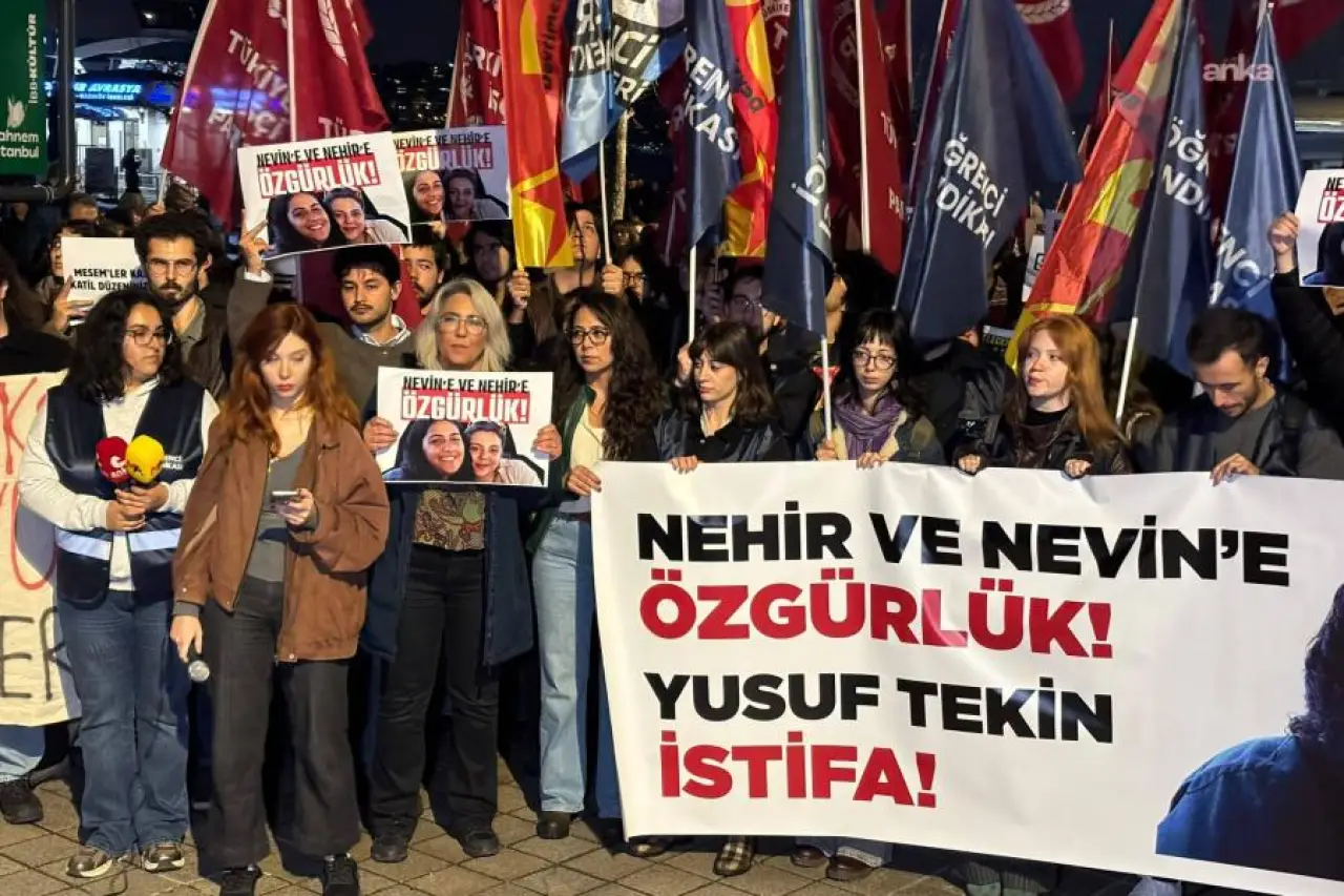 Tutuklanan üniversite öğrencileri Nehir ve Nevin için özgürlük çağrısı