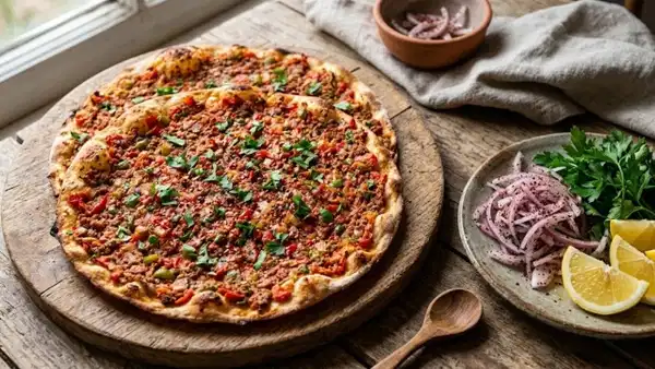 Dışarıdan söylemeye son: Evde lahmacun tarifi