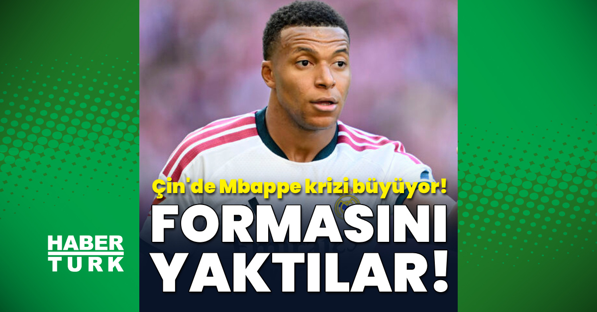 Çin'de Mbappe'nin formasını yaktılar!