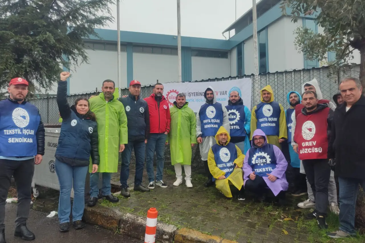 Burgmann işçileri greve çıktı: Enflasyonun altında zamma hayır!