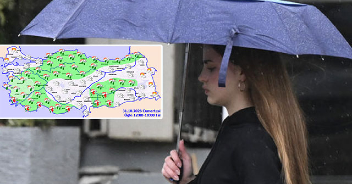 Meteoroloji saat verdi! 2 kent için "sarı" alarm! 7 bölgede yağış var