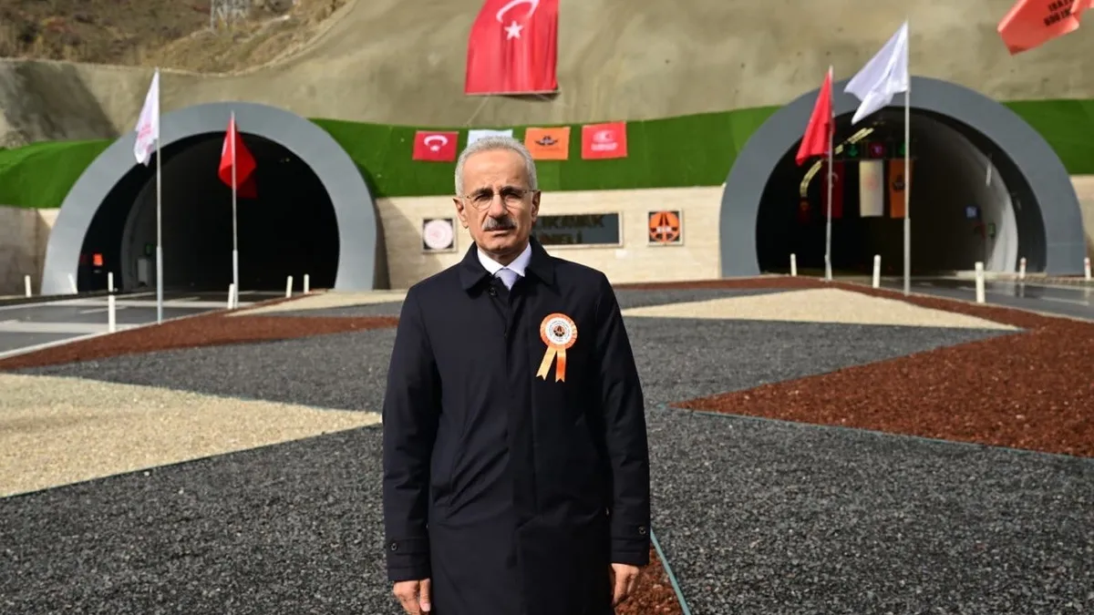 Erzurum-Rize yolunda 8 keskin viraj tarihe karıştı: Dallıkavak Tüneli'yle 20 dakikalık